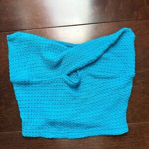Shein Teal Tube Top